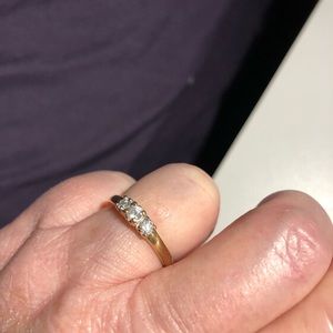 Past, Present, Future diamond ring.